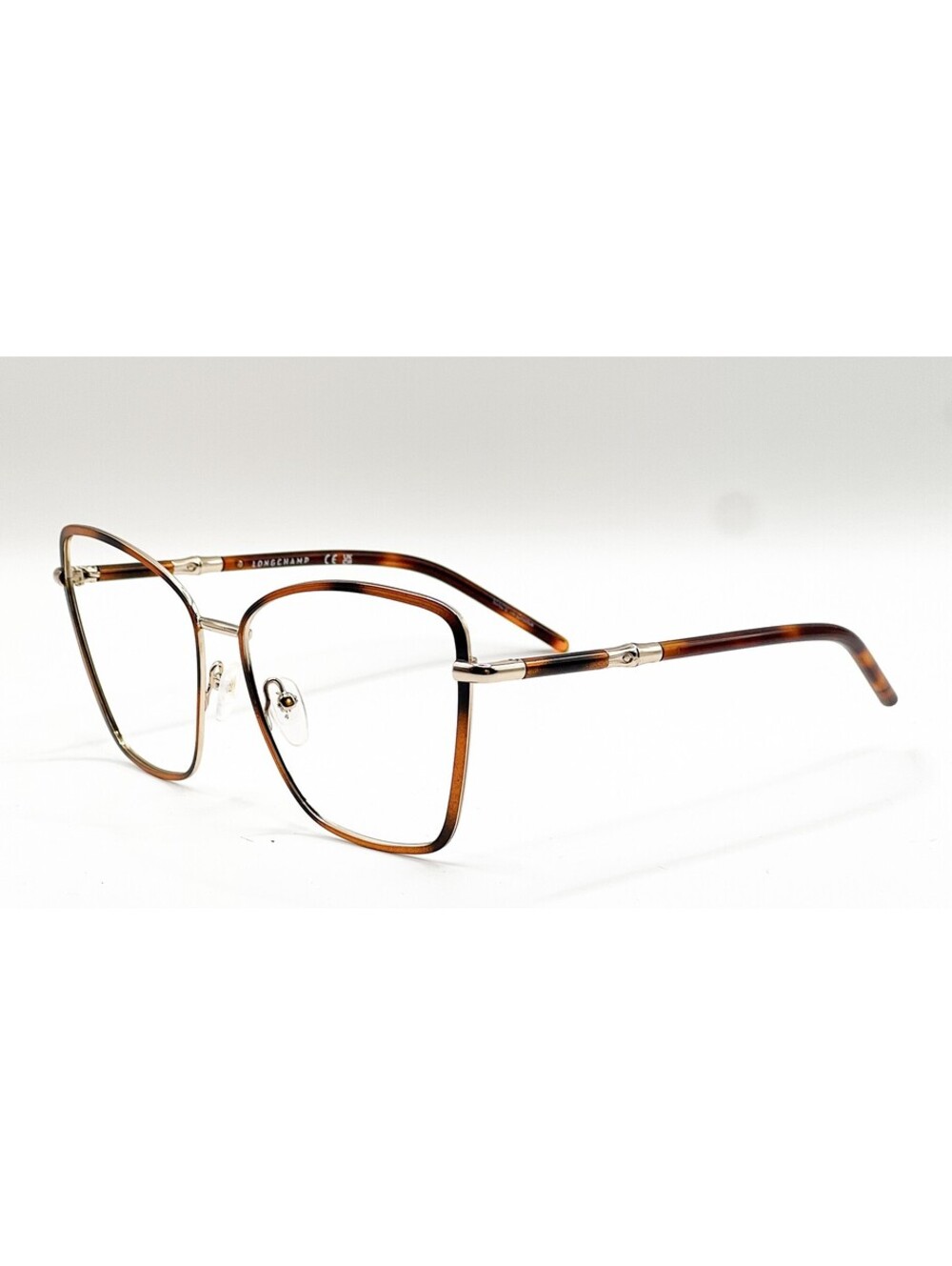Longchamp LO167S 223 Havana Gradient Blue Cat Eye Eyeglass Frames 58-17-140